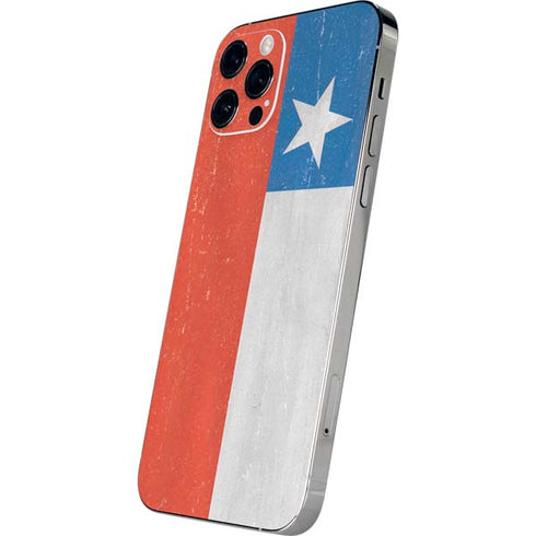 Chile Flag Distressed iPhone 12 Pro Skin
