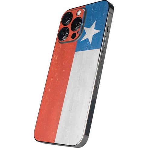Chile Flag Distressed iPhone 13 Pro Max Skin