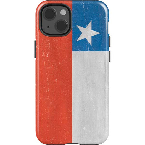 Chile Flag Distressed iPhone 14 Impact Case