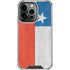 Chile Flag Distressed iPhone 14 Pro Clear Case