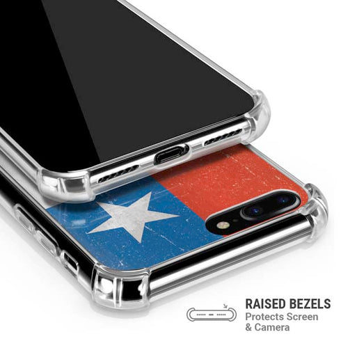 Chile Flag Distressed iPhone 7/8 Plus Clear Case