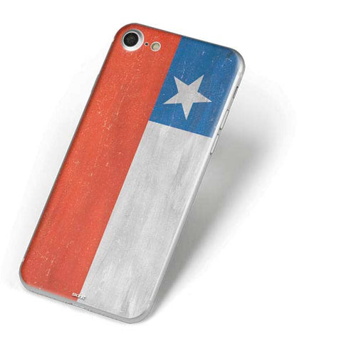 Chile Flag Distressed iPhone 7 Skin