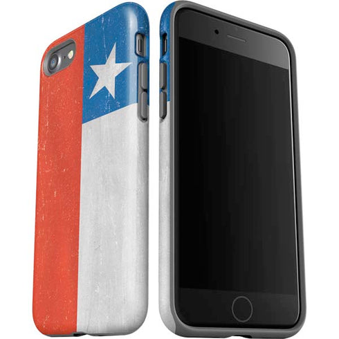 Chile Flag Distressed iPhone SE (2nd & 3rd Gen) Pro Case