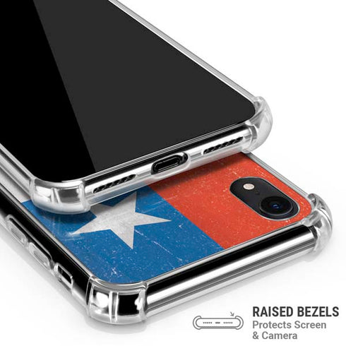 Chile Flag Distressed iPhone XR Clear Case