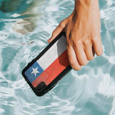 Chile Flag Distressed iPhone XR Waterproof Case