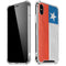 Chile Flag Distressed iPhone XS Max Clear Case
