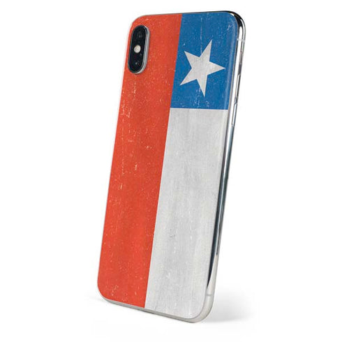 Chile Flag Distressed iPhone XS Max Skin
