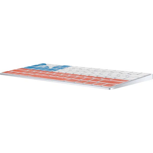 Chile Flag Distressed Magic Keyboard Skin