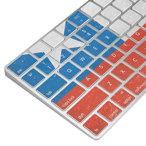 Chile Flag Distressed Magic Keyboard Skin