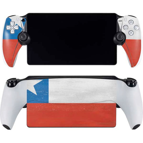 Chile Flag Distressed PlayStation Portal Remote Player Skin