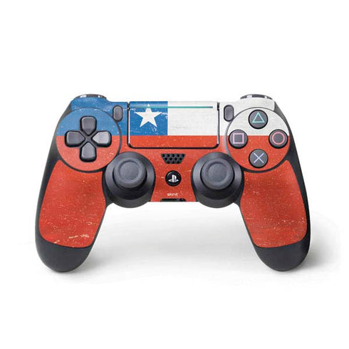 Chile Flag Distressed PS4 Pro/Slim Controller Skin
