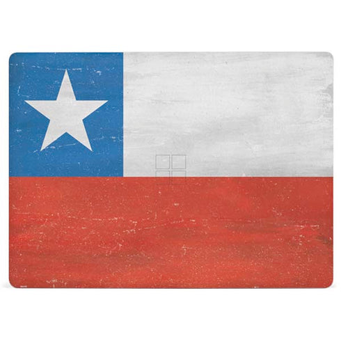 Chile Flag Distressed Surface Laptop 3 13.5in Skin