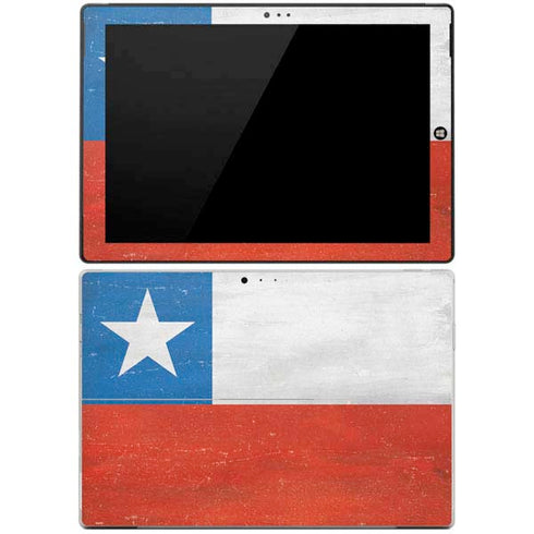 Chile Flag Distressed Surface Pro 3 Skin