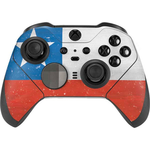 Chile Flag Distressed Xbox Elite Wireless Controller Series 2 Skin