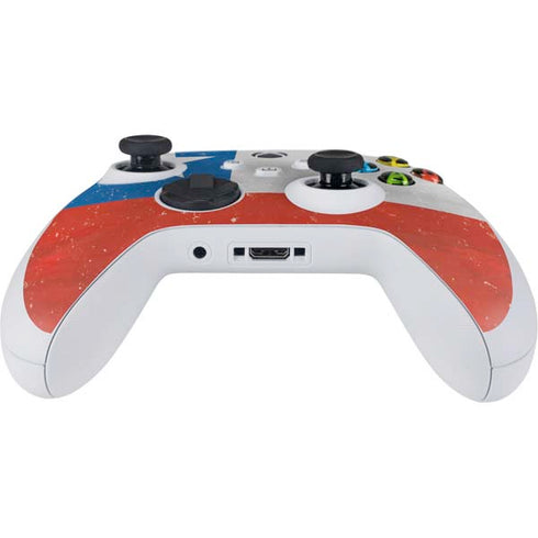 Chile Flag Distressed Xbox Series S Controller Skin
