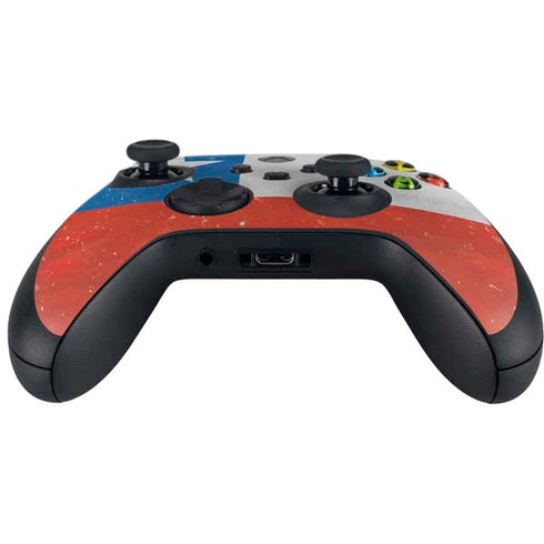 Chile Flag Distressed Xbox Series X Controller Skin