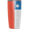 Chile Flag Distressed Yeti 20oz Tumbler Skin