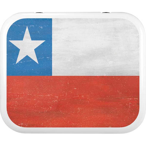Chile Flag Distressed YETI Roadie 24 Hard Cooler Skin