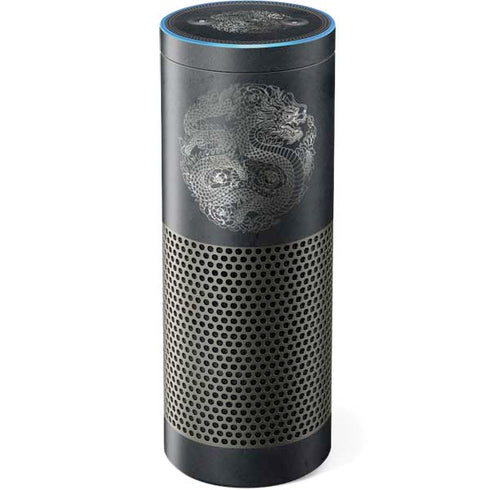 Chinese Black Dragon Amazon Echo Skin
