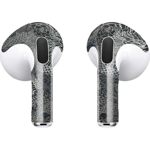 Chinese Black Dragon Apple AirPods (3rd Gen 2021) Skin