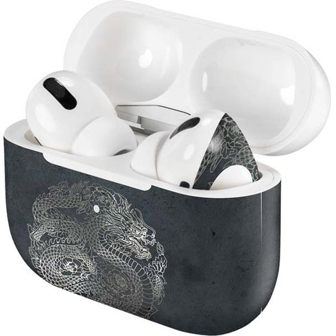 Chinese Black Dragon Apple AirPods Pro Skin