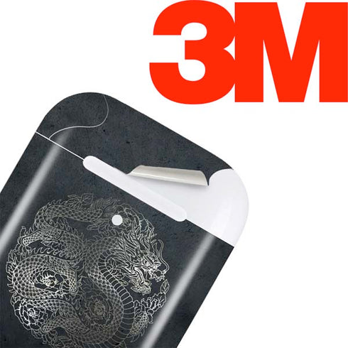 Chinese Black Dragon Apple AirPods Skin
