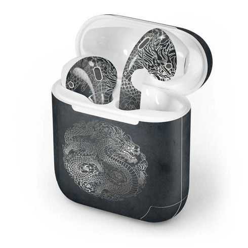 Chinese Black Dragon Apple AirPods Skin