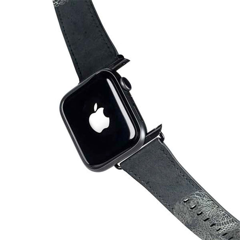 Chinese Black Dragon Apple Watch Band 42-44mm