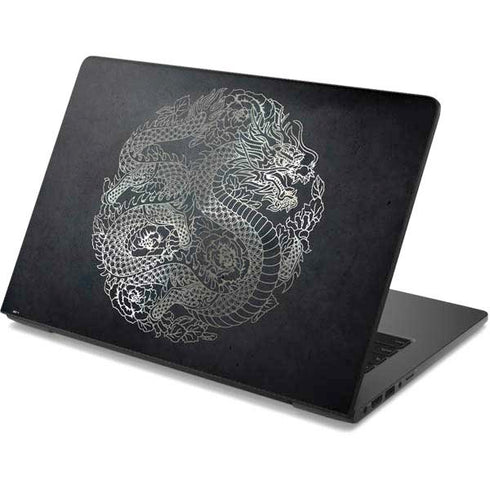 Chinese Black Dragon Dell Chromebook Skin