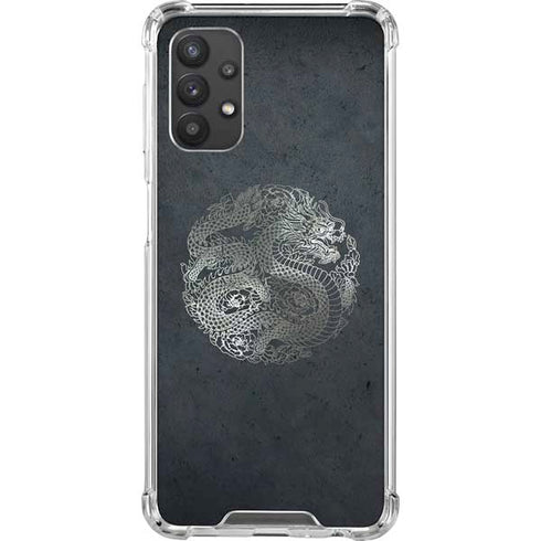 Chinese Black Dragon Galaxy A32 5G Clear Case
