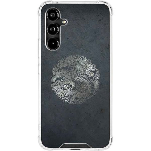 Chinese Black Dragon Galaxy A54 5G Clear Case