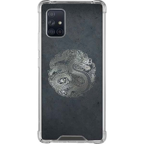Chinese Black Dragon Galaxy A71 5G Clear Case