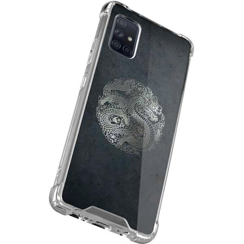 Chinese Black Dragon Galaxy A71 5G Clear Case