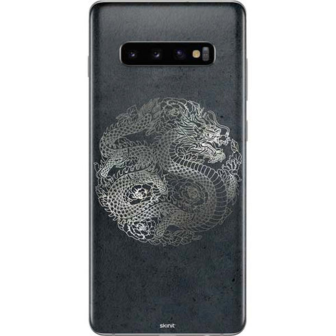 Chinese Black Dragon Galaxy S10 Plus Skin