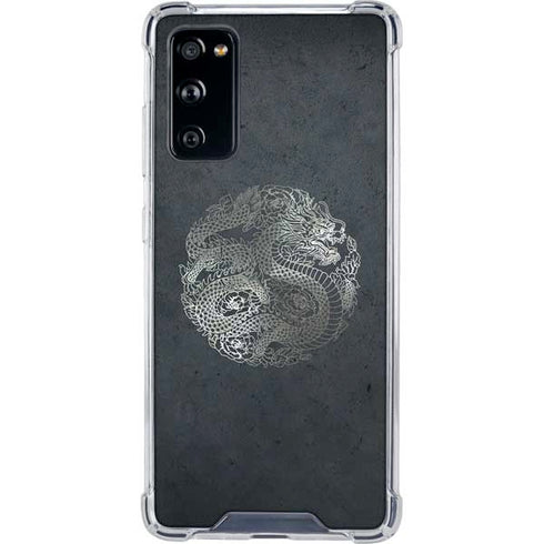 Chinese Black Dragon Galaxy S20 FE Clear Case