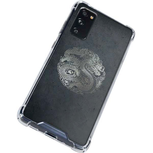Chinese Black Dragon Galaxy S20 FE Clear Case