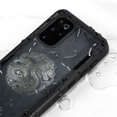 Chinese Black Dragon Galaxy S20 Plus Waterproof Case