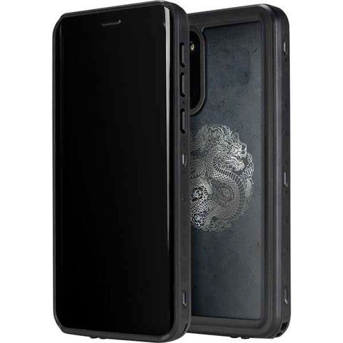 Chinese Black Dragon Galaxy S20 Waterproof Case