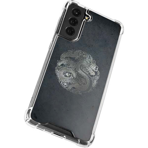 Chinese Black Dragon Galaxy S22 Plus Clear Case
