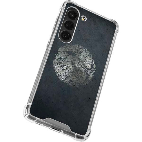 Chinese Black Dragon Galaxy S23 Clear Case