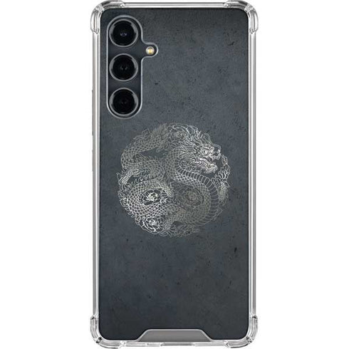 Chinese Black Dragon Galaxy S23 FE Clear Case