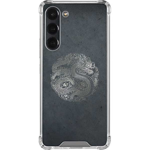 Chinese Black Dragon Galaxy S23 Plus Clear Case