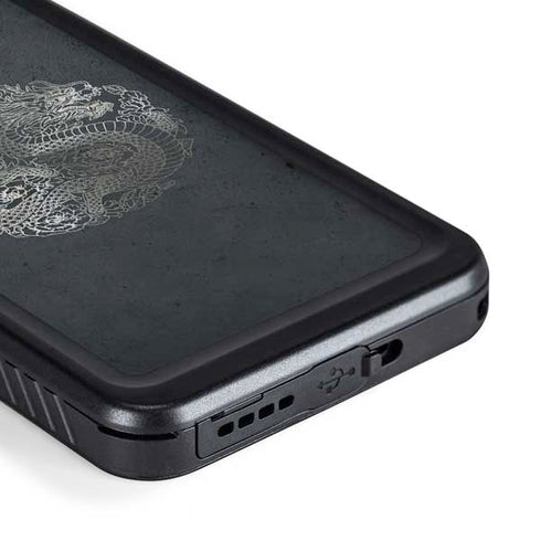 Chinese Black Dragon Galaxy S23 Waterproof Case