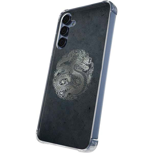 Chinese Black Dragon Galaxy S24 Clear Case