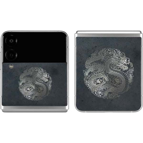 Chinese Black Dragon Galaxy Z Flip4 5G Skin