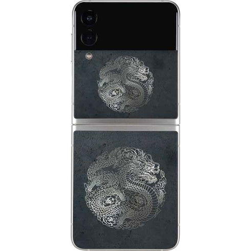 Chinese Black Dragon Galaxy Z Flip4 5G Skin