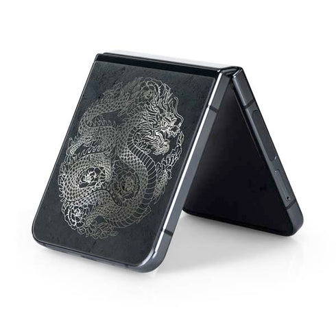Chinese Black Dragon Galaxy Z Flip5 5G Skin