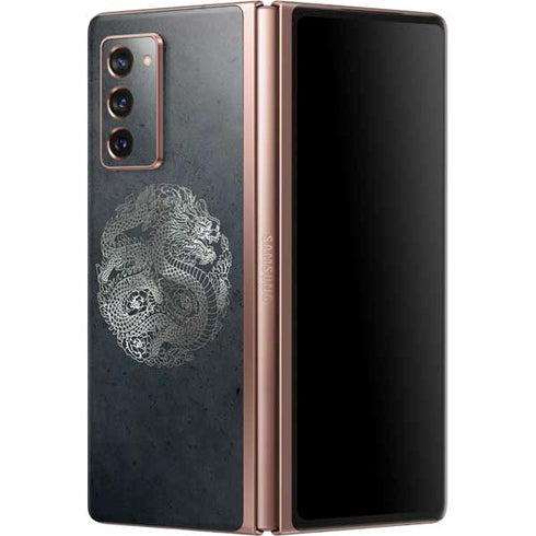 Chinese Black Dragon Galaxy Z Fold2 5G Skin