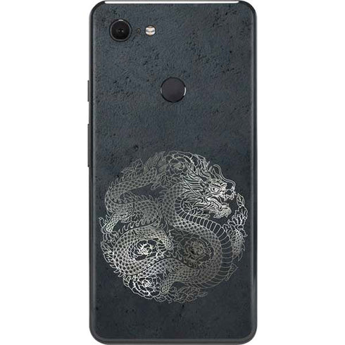 Chinese Black Dragon Google Pixel 3 XL Skin