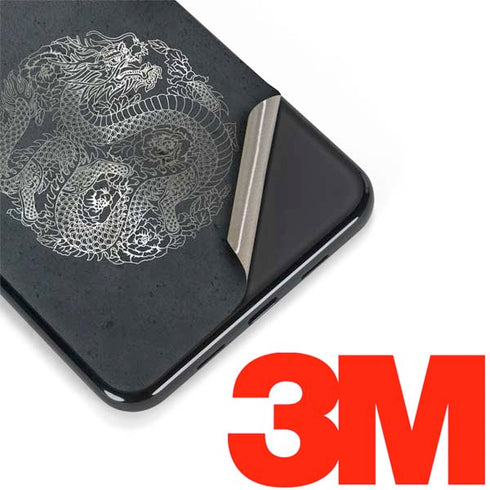Chinese Black Dragon Google Pixel 3a XL Skin